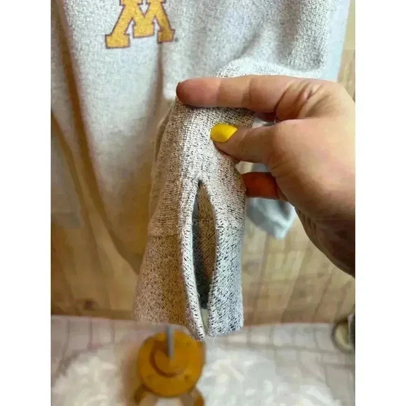Minnesota Golden Gophers Mock Neck Sweatshirt Bottom Drawers Size M - Picture 4 of 7